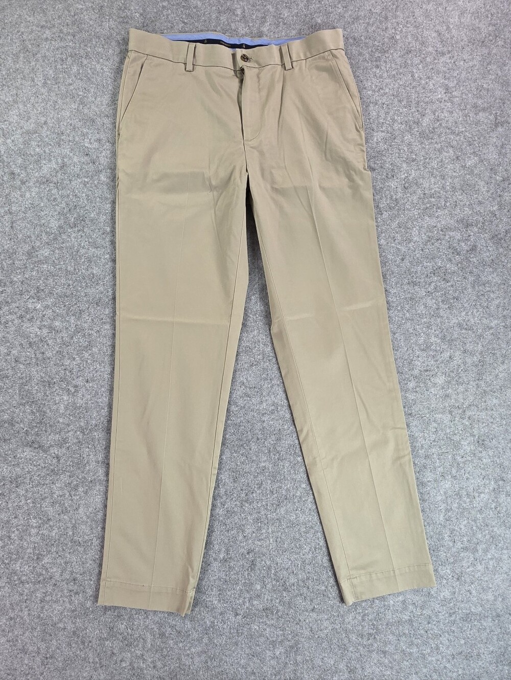 Brooks Brothers Tan Chino Lighweight Advantage Slim Pants 35x34